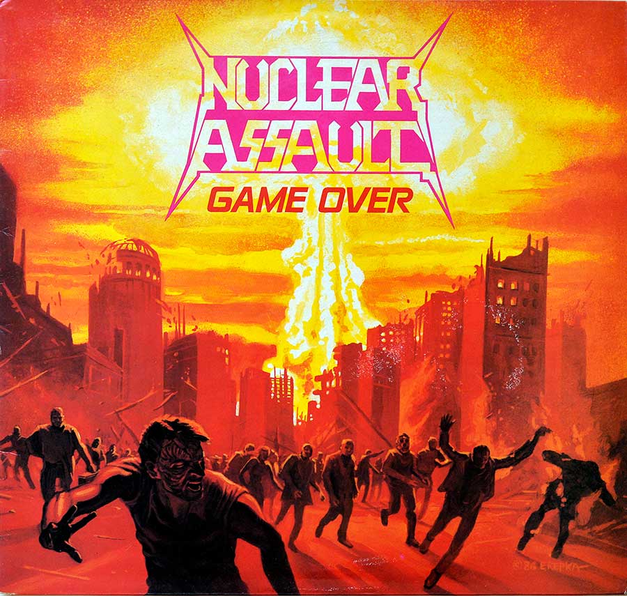 Front Cover Photo Of NUCLEAR ASSAULT - Game Over ( England Pressing )