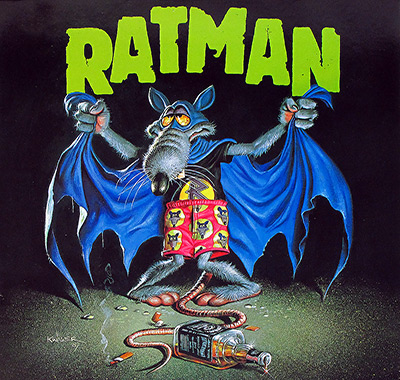 RISK - Ratman album front cover vinyl record