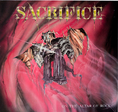 SACRIFICE (CH) - On The Altar Of Rock  album front cover vinyl record