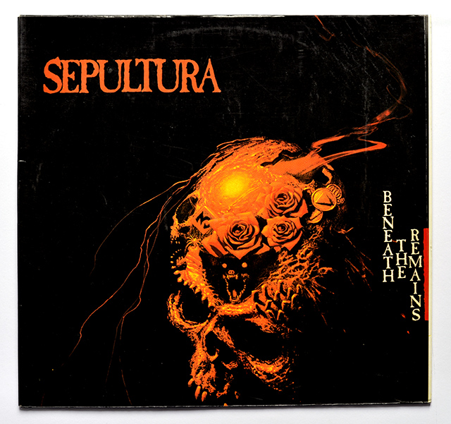 SEPULTURA - Beneath The Remains Poland Polskie Nagrania Metal Muza 12" Vinyl LP Album front cover https://vinyl-records.nl