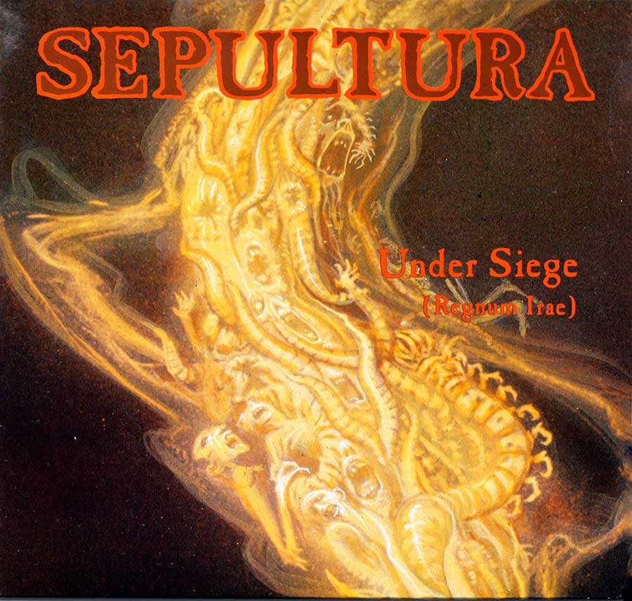 SEPULTURA - Under Siege Regnum Irae 12" Vinyl MAXI-SINGLE front cover https://vinyl-records.nl