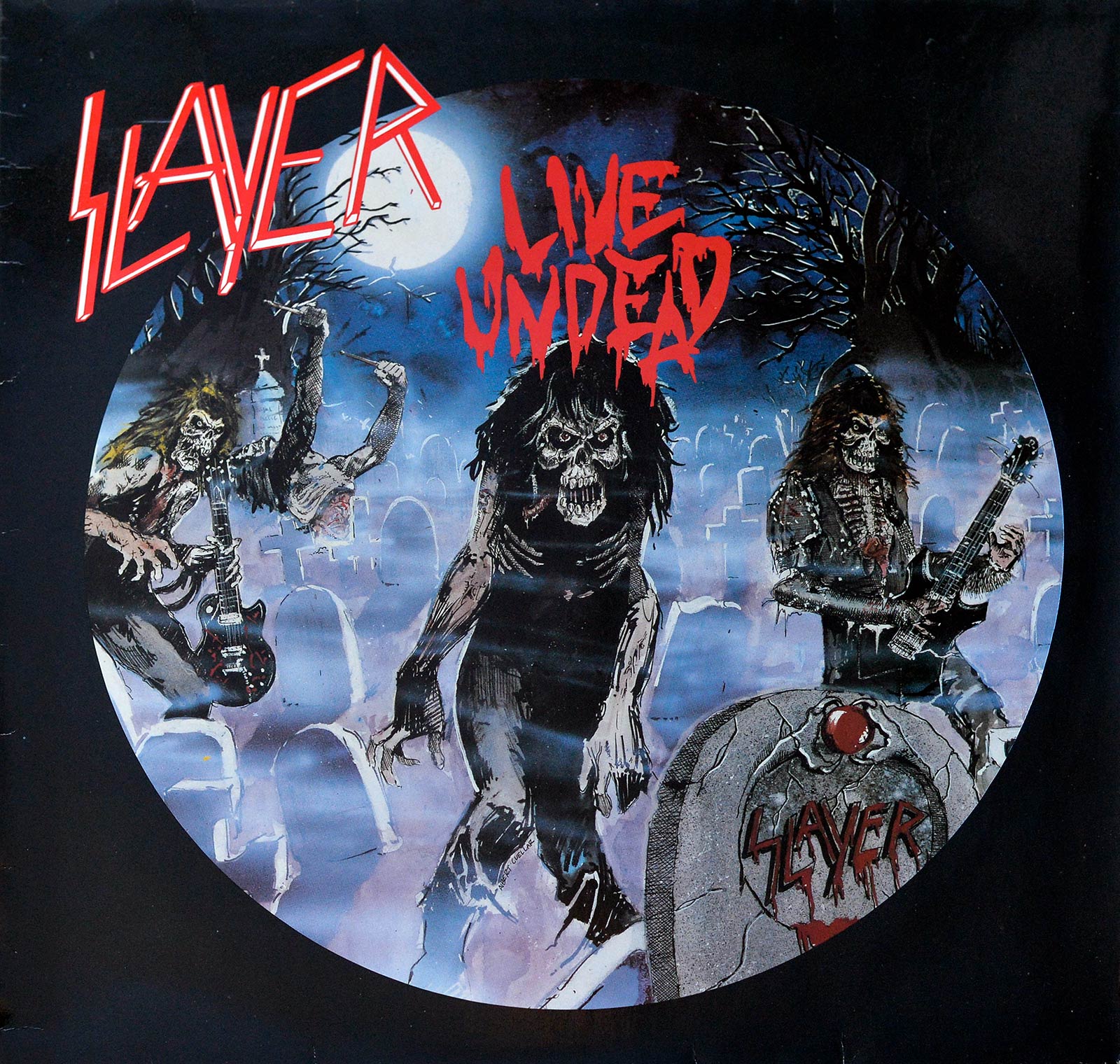 large album front cover photo of: Live Undead by Slayer