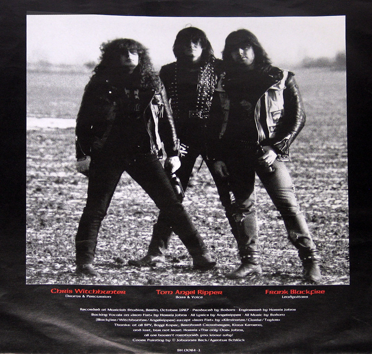 SODOM Persecution Mania Album Cover Gallery & 12