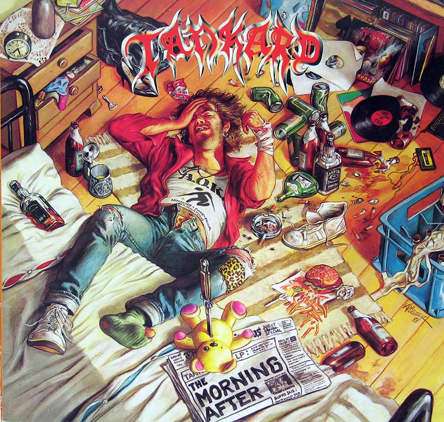 TANKARD The Morning After Speed Thrash Metal LP - Album Gallery