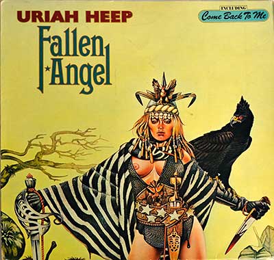 URIAH HEEP - Fallen Angel album front cover vinyl record