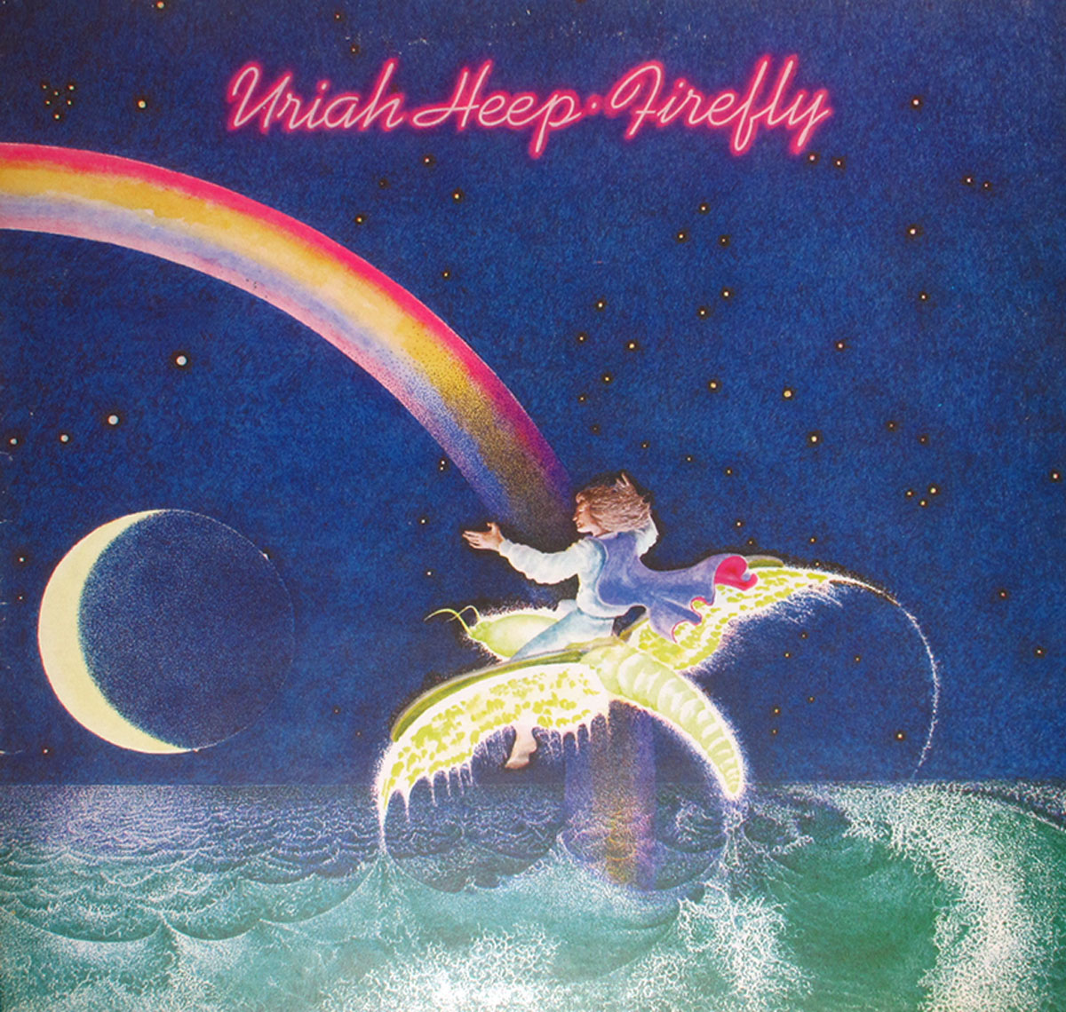 URIAH HEEP Firefly Heavy Metal Album Cover Gallery & 12