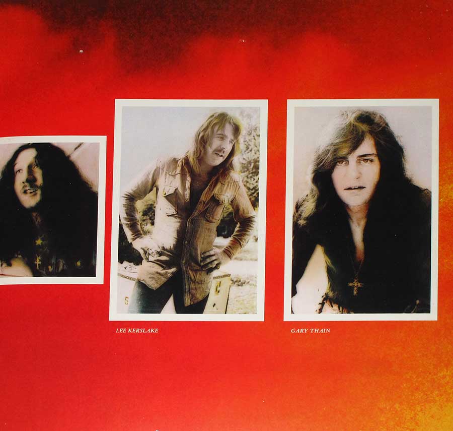 Photo of the right page inside cover URIAH HEEP - Sweet Freedom Island Records  