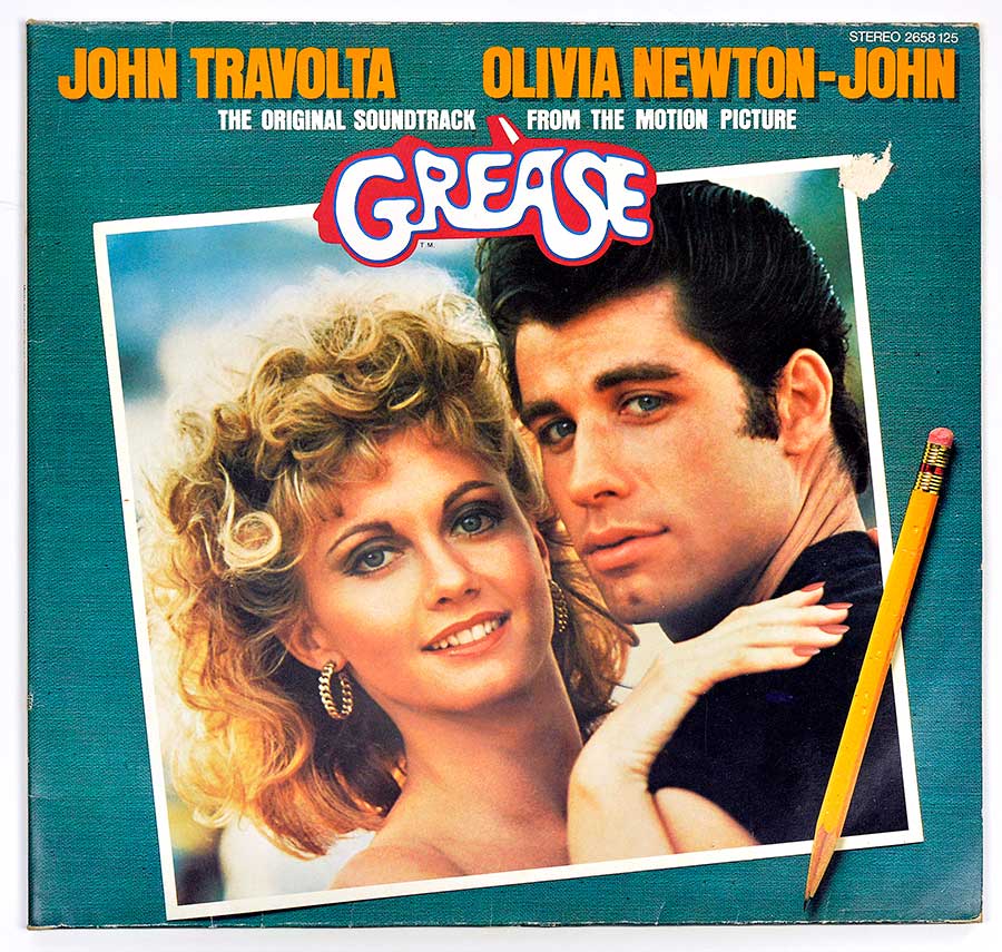 Album Front Cover Photo of VARIOUS ARTISTS – GREASE (The Original Soundtrack From The Motion Picture) 