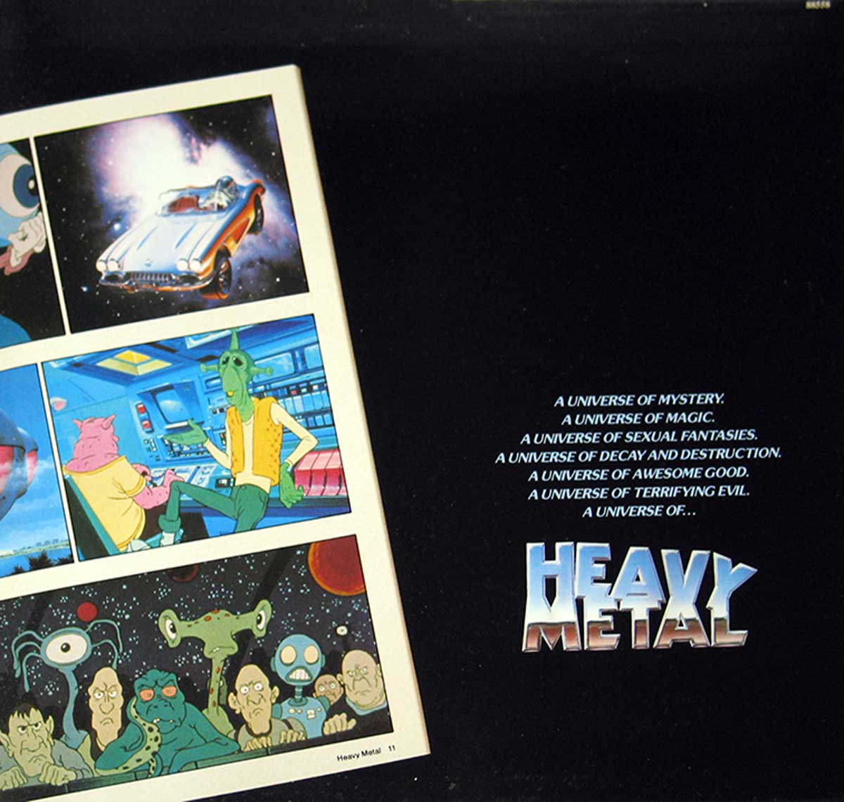 Inner Cover   of "Heavy Metal Music from the Motion Picture" Album 