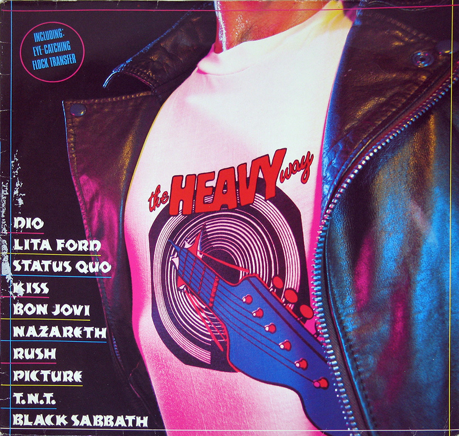 Front Cover Photo Of VARIOUS ARTISTS Heavy Way Black Sabbath Vertigo Sampler 12" Vinyl LP Album