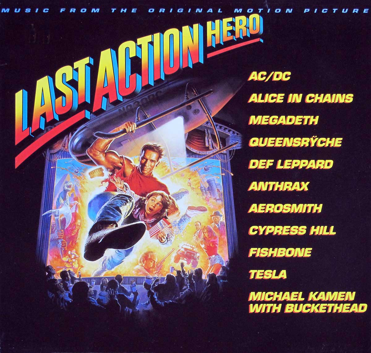 Album Front Cover Photo of VARIOUS ARTISTS - Last Action Hero OST  