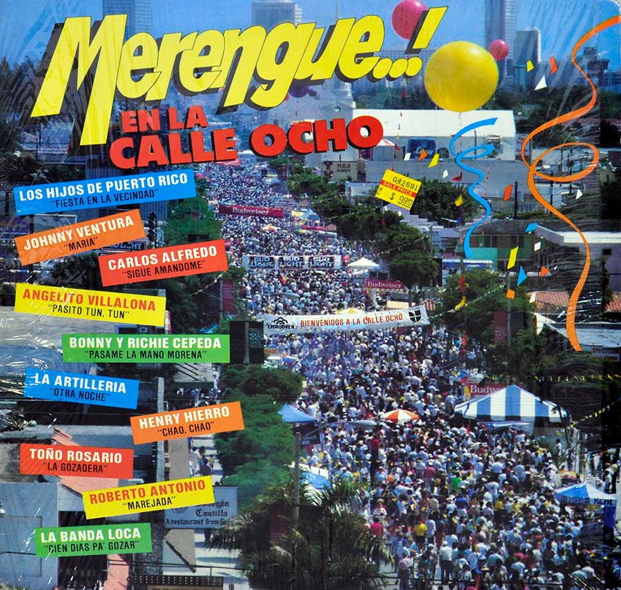 Front Cover Photo Of MERENGUE En La Calle Ocho