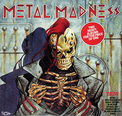 Various Artists - METAL MADNESS album front cover