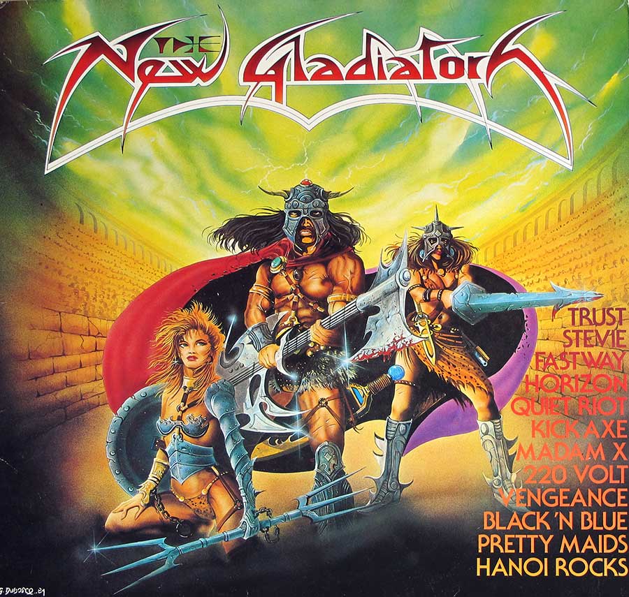 High Quality Photo of Album Front Cover  "NEW GLADIATORS - VA Heavy Metal Compilation"