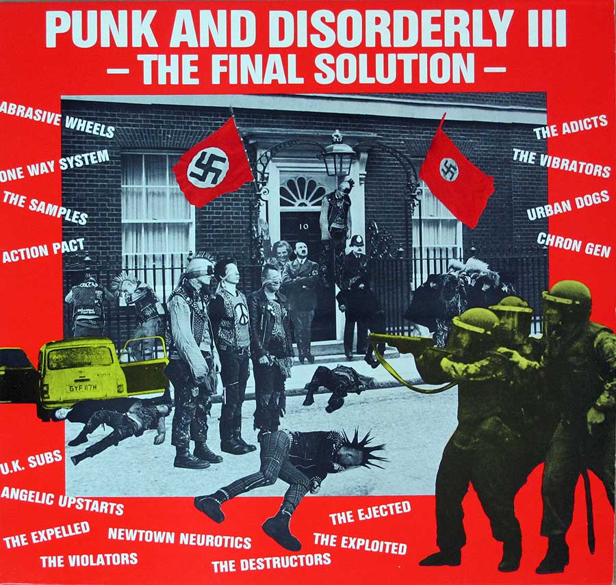 Front Cover Photo Of PUNK AND DISORDERLY III - The Final Solution 12" Vinyl LP Album