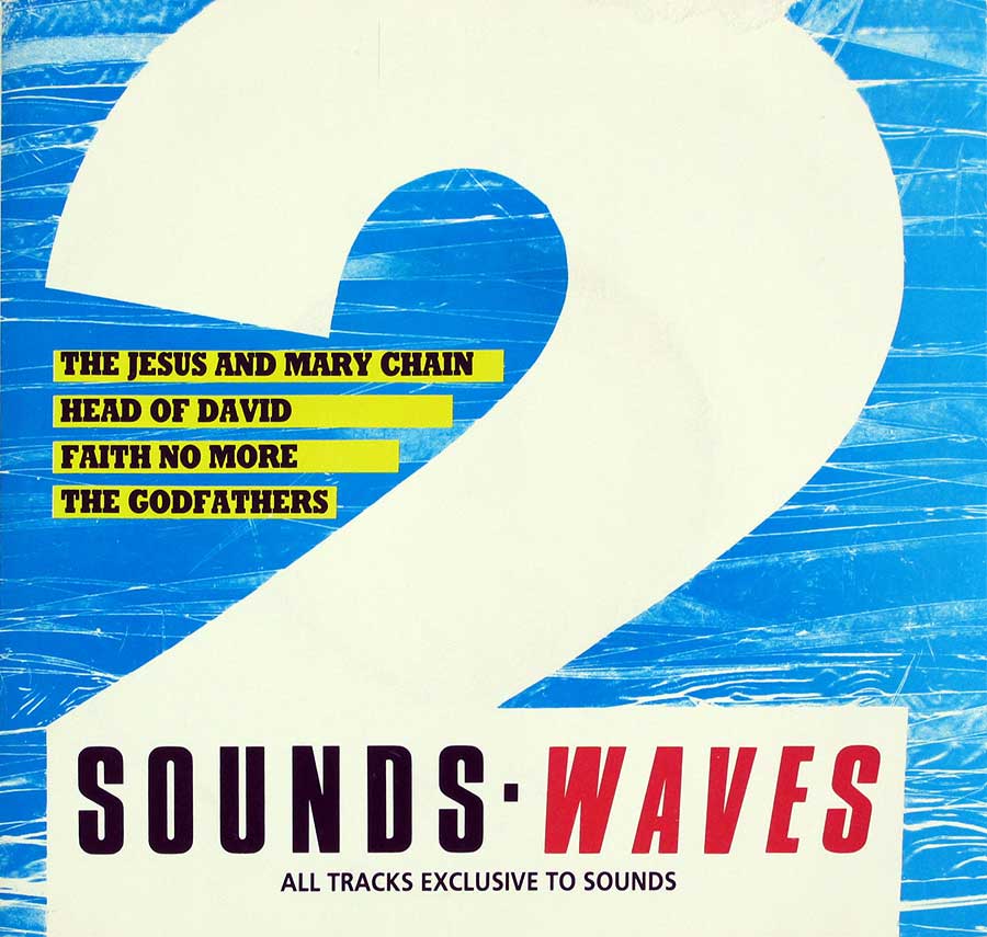SOUNDS WAVES 2 Jesus And Mary Chain / Head Of David / Faith No More / The Godfathers Promo 7" EP 33RPM PS VINYL front cover https://vinyl-records.nl