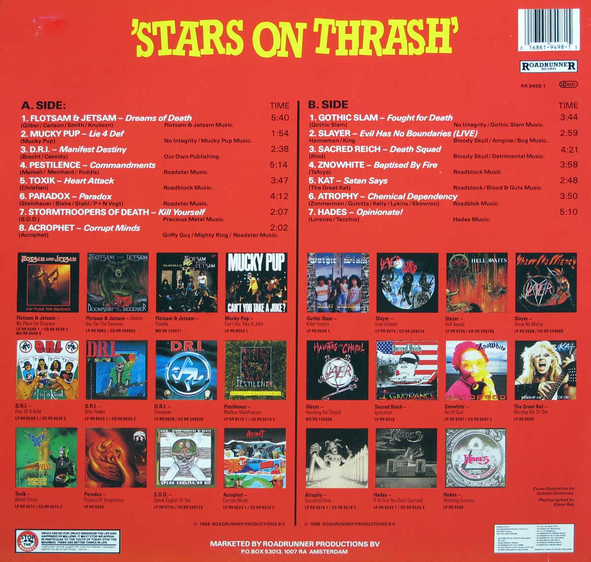 High Resolution Photo Album Back Cover of Stars on Thrash https://vinyl-records.nl